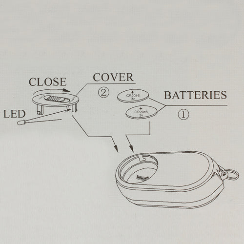 Mini Magnifying Magnifier Glass with Illuminant LED Light Keychain