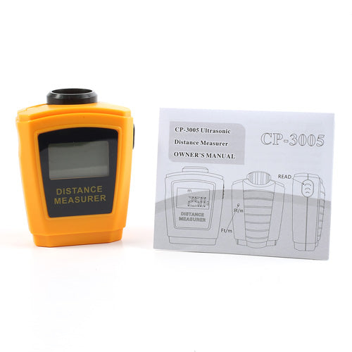 Portable LCD Ultrasonic Distance Meter Measurer with Laser Pointer