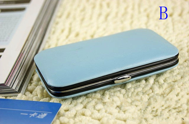 6 in 1 Make-up Manicure Tool Set with Leather Protective Case