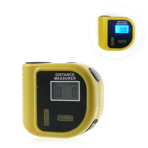 LCD Ultrasonic Distance Meter / Foot Measure with Laser Pointer & Water Level CP-3010