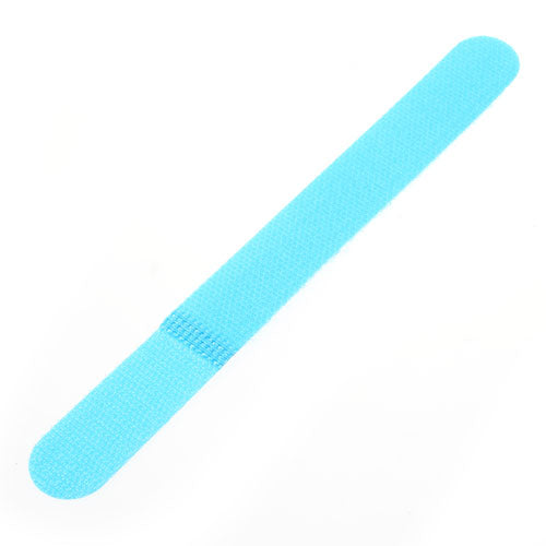 Blue 50pcs/lot Nylon Cable Ties Magic Tape Strap for Wire Cord Binding Management Organizer 18cm x 2cm (LxW)