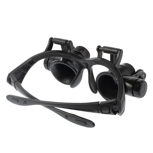 9892G 10X/15X/20X/25X Watch Repair Magnifying Glasses Eyewear Magnifier Loupe with LED Light