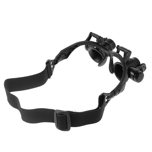 9892G 10X/15X/20X/25X Watch Repair Magnifying Glasses Eyewear Magnifier Loupe with LED Light