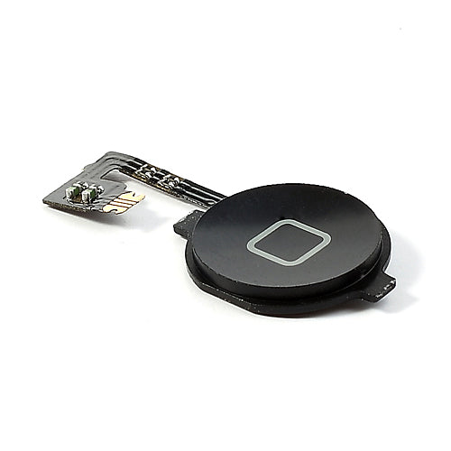 Uniqkart for iPhone 4 Home Button with Home Key Button PCB Membrane Flex Cable - Black