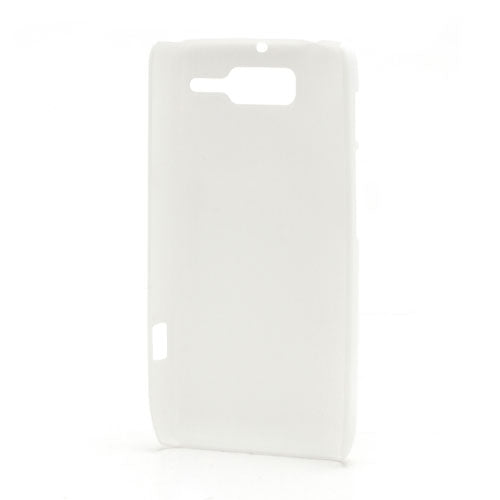 White Rubberized Hard Case for Motorola RAZR D3 XT919 XT920