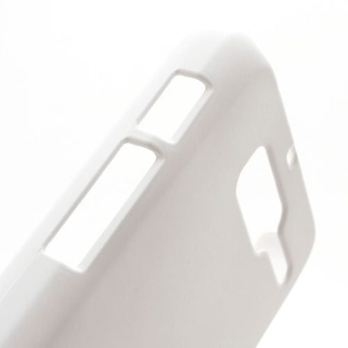 White Rubberized Hard Case for Motorola RAZR D3 XT919 XT920