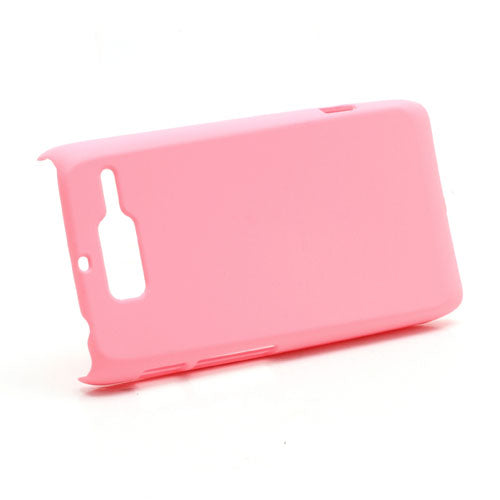 Pink Rubberized Hard Case Cover for Motorola RAZR D3 XT919 XT920