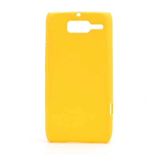 Yellow Rubberized Hard Case Shell for Motorola RAZR D3 XT919 XT920