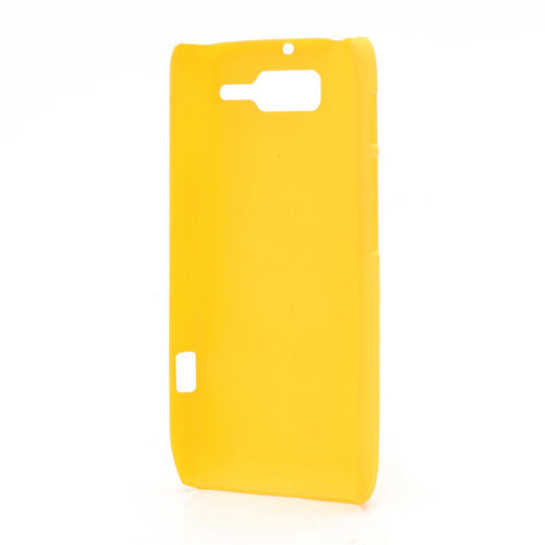 Yellow Rubberized Hard Case Shell for Motorola RAZR D3 XT919 XT920
