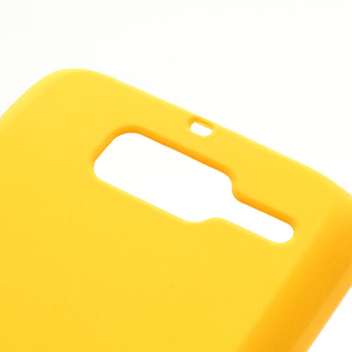Yellow Rubberized Hard Case Shell for Motorola RAZR D3 XT919 XT920