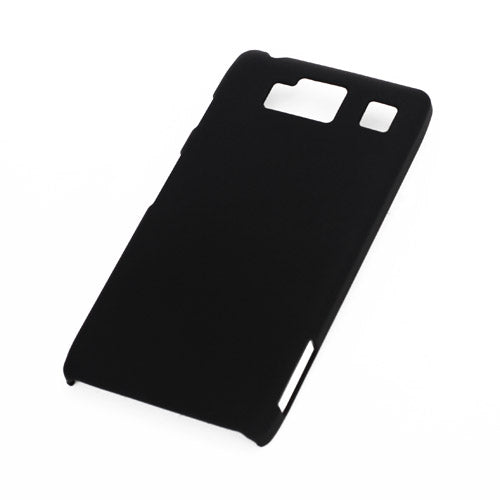 Rubberized Phone Protector Hard Case for Motorola RAZR HD XT925 XT926 - Black