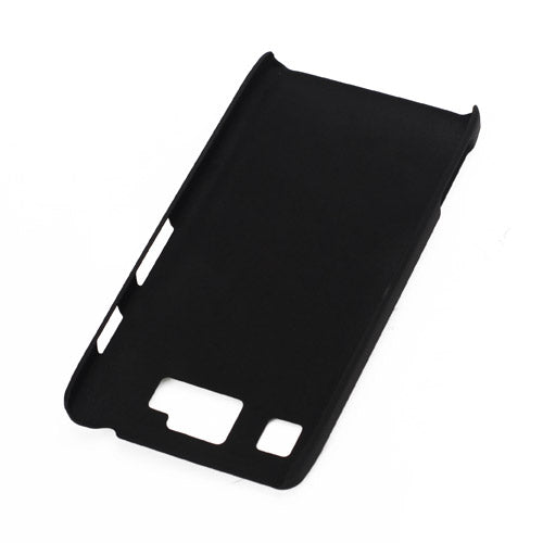 Rubberized Phone Protector Hard Case for Motorola RAZR HD XT925 XT926 - Black