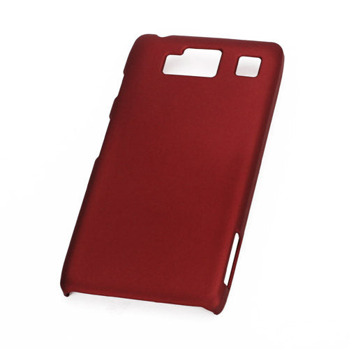Rubberized Phone Protector Hard Case for Motorola RAZR HD XT925 XT926 - Red