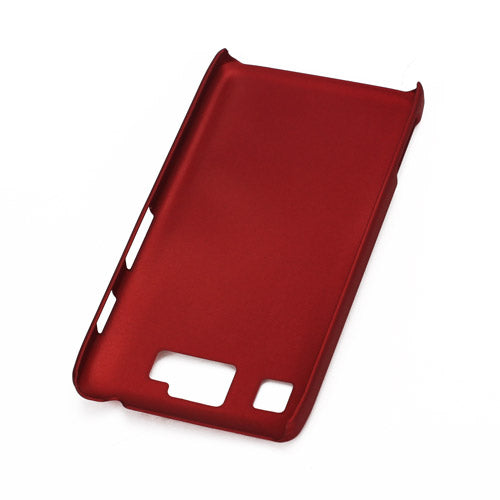 Rubberized Phone Protector Hard Case for Motorola RAZR HD XT925 XT926 - Red