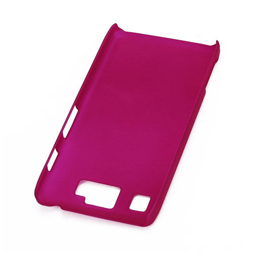 Rubberized Phone Protector Hard Case for Motorola RAZR HD XT925 XT926 - Rose
