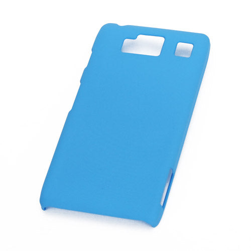 Rubberized Phone Protector Hard Case for Motorola RAZR HD XT925 XT926 - Light Blue