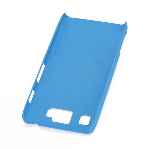 Rubberized Phone Protector Hard Case for Motorola RAZR HD XT925 XT926 - Light Blue