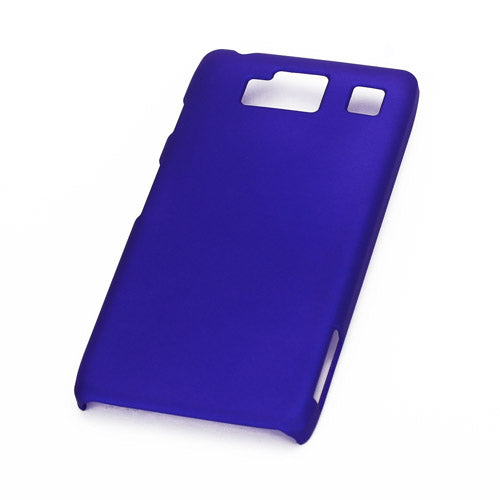 Rubberized Phone Protector Hard Case for Motorola RAZR HD XT925 XT926 - Dark Blue