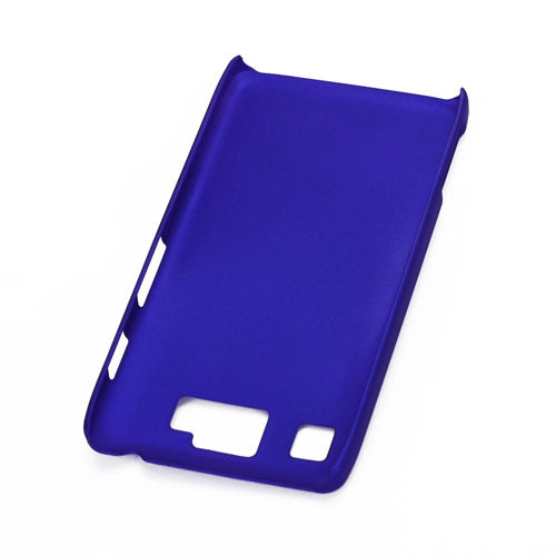 Rubberized Phone Protector Hard Case for Motorola RAZR HD XT925 XT926 - Dark Blue