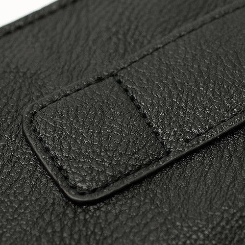 Leahter Pouch Case with Soft Buckle for Samsung Galaxy S 3 III i9300 S4 i9500 i9250 For LG E960 - Black