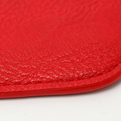 Leahter Pouch Case with Soft Buckle for Samsung Galaxy S 3 III i9300 S4 i9500 i9250 For LG E960 - Red