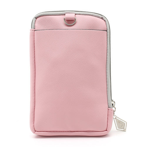 Zipper Around Three Slots Wallet Phone Pouch Bag for Samsung Galaxy S4 i9500 S III I9300 Mega 5.8 I9150 iPhone SE 5s 5 5c- Black