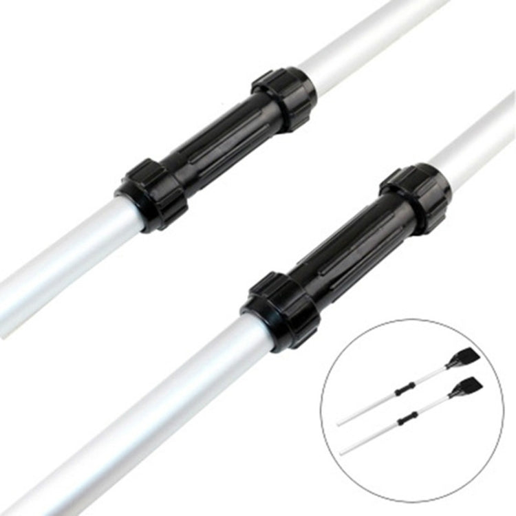 2 PCS Rubber Boat Paddle Connection Tube Universal Connector Boat Accessories for 26-28mm Rod(Black)