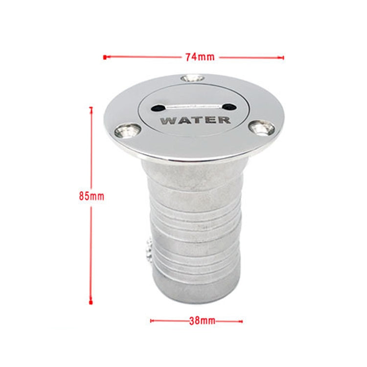 Stainless Steel Marine Hardware Yacht Speed Boat RV Water Tank Deck Filler