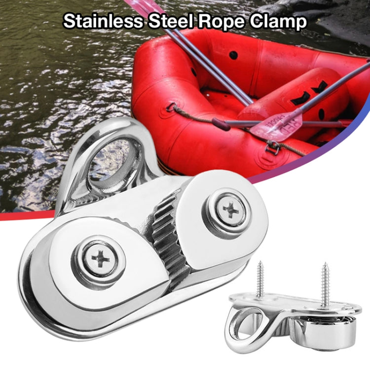 Marine Sailboat 316 Stainless Steel Pulley Rope Clamp