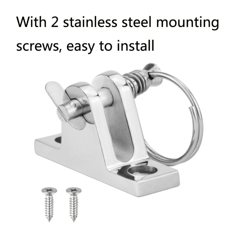 316 Stainless Steel Mountain-shaped Seat Awning Accessories Marine Yacht Hardware