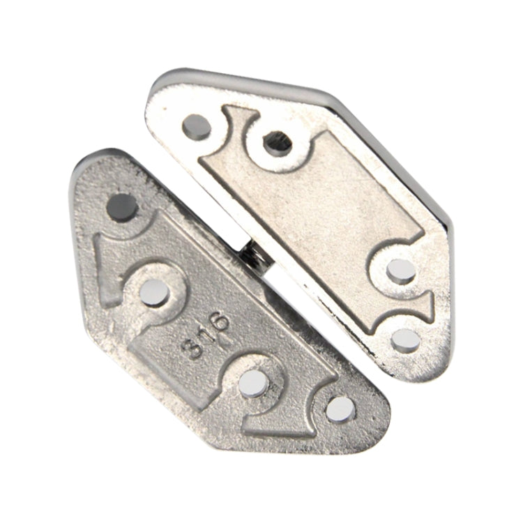 Butterfly Hinge 316 Stainless Steel Ship Accessories, Specification: 70 x 68mm