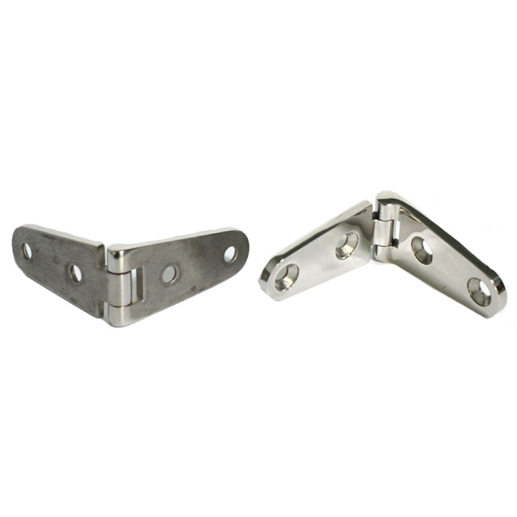 Four-Hole Stainless Steel Hinge 316 Flat Open Bearing Hinge, Specification: 103 x 27mm