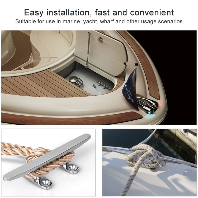 316 Stainless Steel Light-Duty Flat Claw Bolt Speedboat Yacht Ship Accessories, Specification: 125mm 5inch