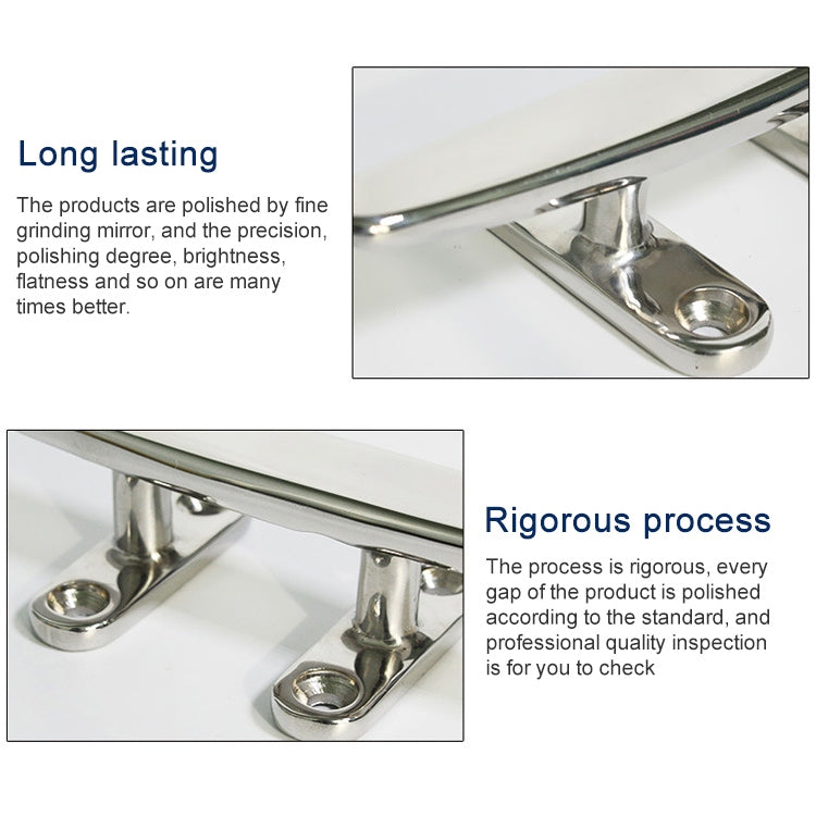 316 Stainless Steel Light-Duty Flat Claw Bolt Speedboat Yacht Ship Accessories, Specification: 200mm 8inch