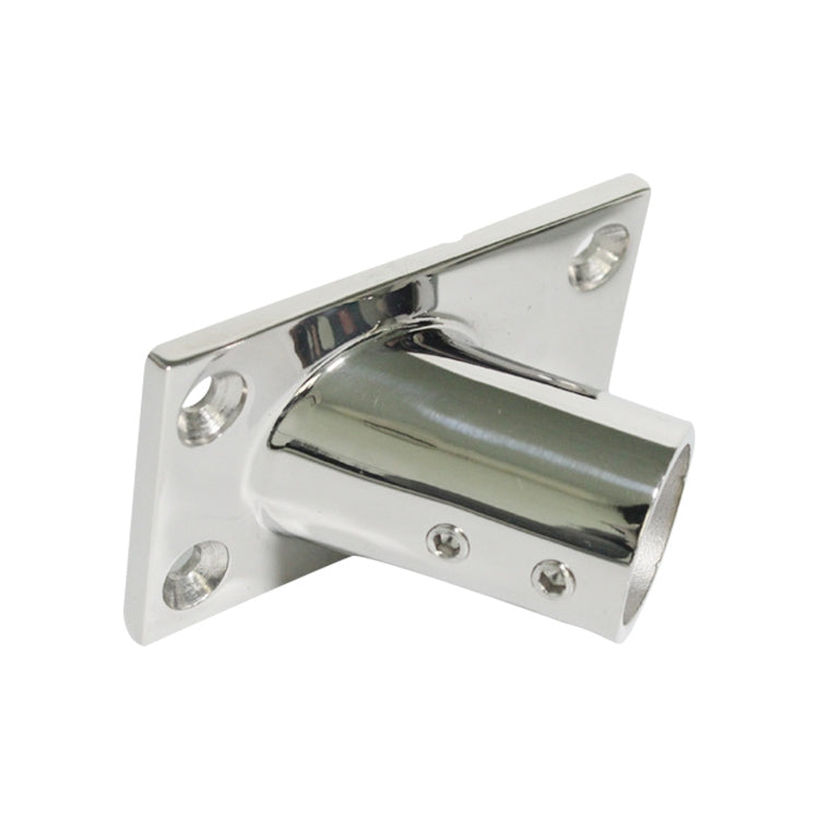 Thicken 316 Stainless Steel 60-Degree Square Tube Base Marine Boat Hardwares, Specifications: 25mm