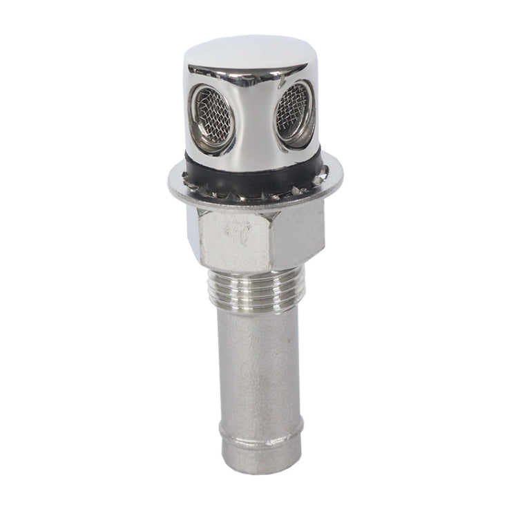 Fuel Breather Vent Straight 316 Stainless Steel Boat Cabin Oiling Fueling Oil Port Vent Accessories