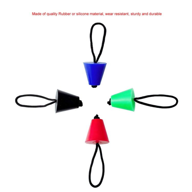 10 PCS Silicone Water Stopper Drain Hole Valve For Kayaking Canoe Assault Boat, Random Color Delivery