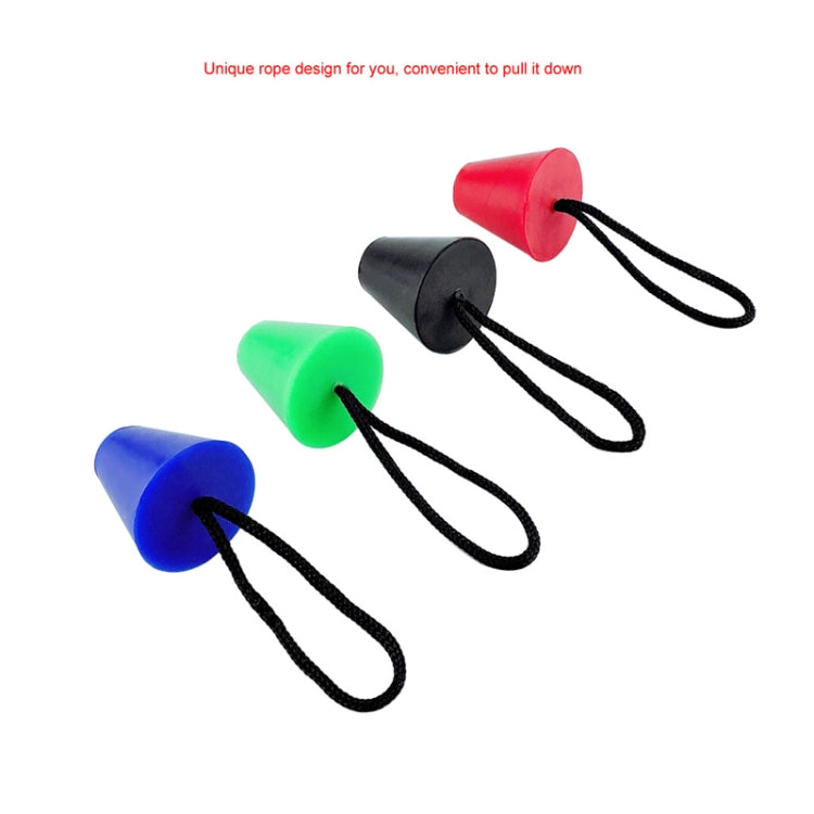 10 PCS Silicone Water Stopper Drain Hole Valve For Kayaking Canoe Assault Boat, Random Color Delivery