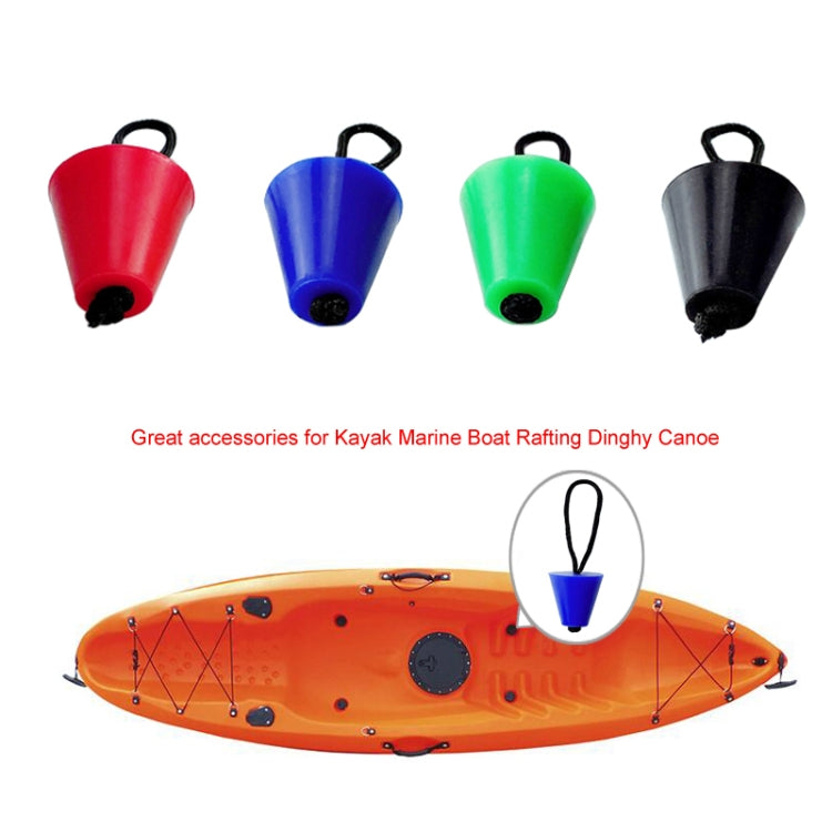 10 PCS Silicone Water Stopper Drain Hole Valve For Kayaking Canoe Assault Boat, Random Color Delivery