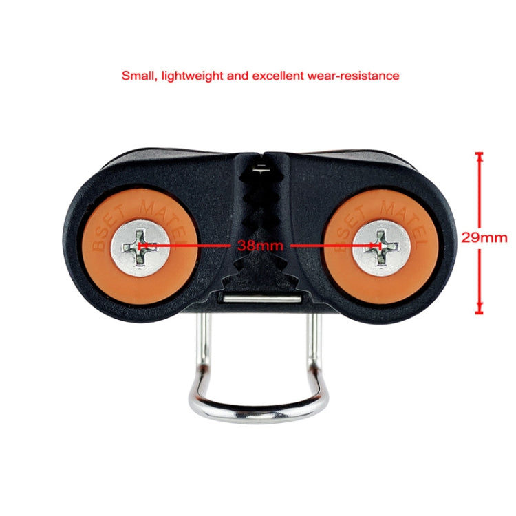 Double Nylon Ball Rope Clamp With Guide Ring Automatic Rope Clamp Boat Accessories