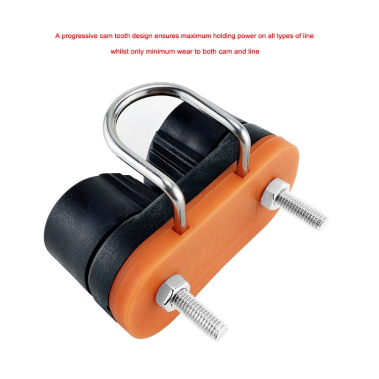 Double Nylon Ball Rope Clamp With Guide Ring Automatic Rope Clamp Boat Accessories