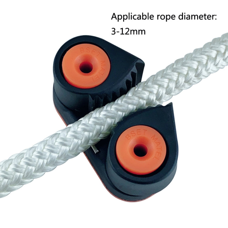 BSET MATEL Double Nylon Ball Rope Clamp Automatic Rope Clamp Boat Accessories