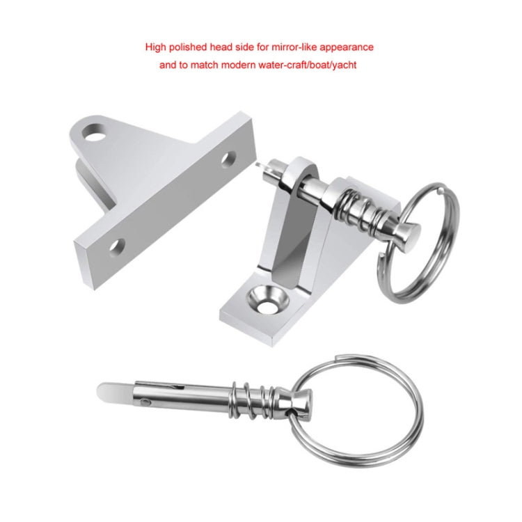 316 Stainless Steel Quick Disassembly Assembly And Unloading Mountain Type Seat With Pin Marine Yacht Hardware Accessories