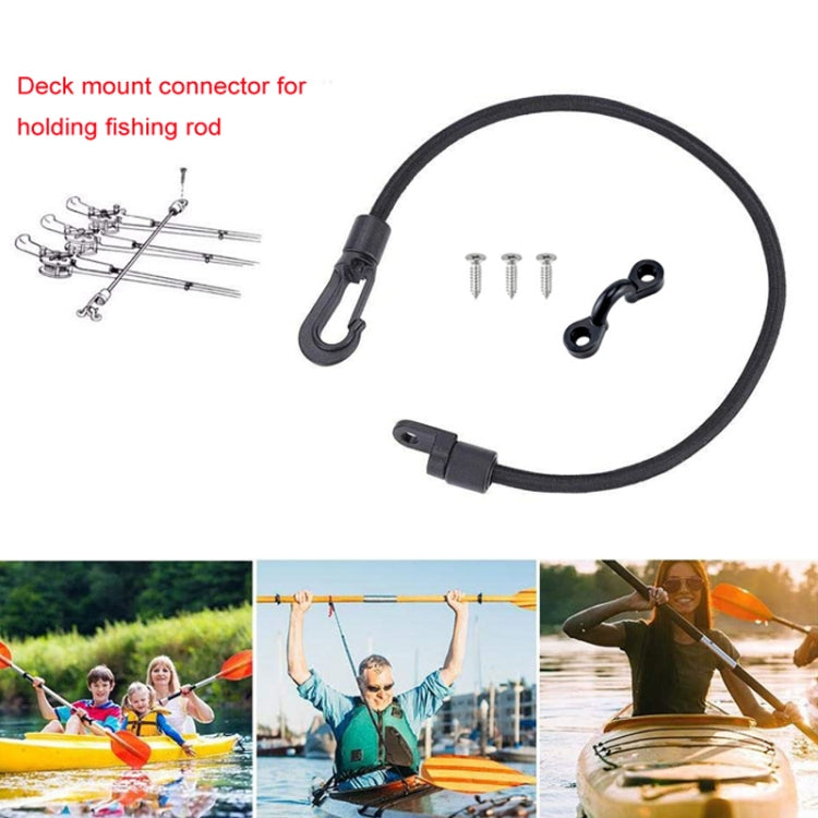 3 PCS Anti-Lost Elastic Rope Adjustable Rope Hook Fishing Rod Holder Belt Surfboard Kayak Accessories
