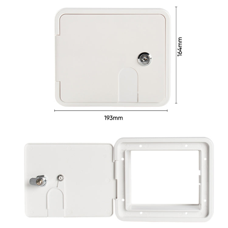 RV Accessories Square Wire Hatch Cover Yacht Accessories Wire Storage Box