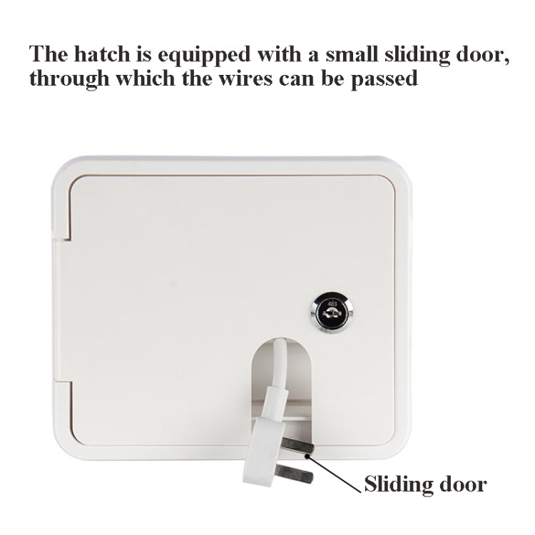 RV Accessories Square Wire Hatch Cover Yacht Accessories Wire Storage Box