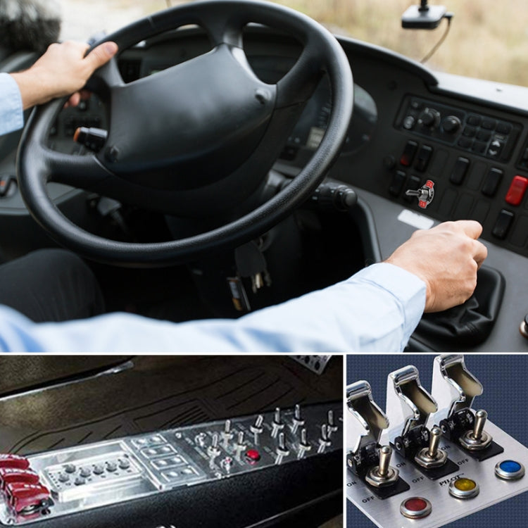 10pcs E-TEN1021 2-speed Waterproof Rocker Toggle Switch(Orange)