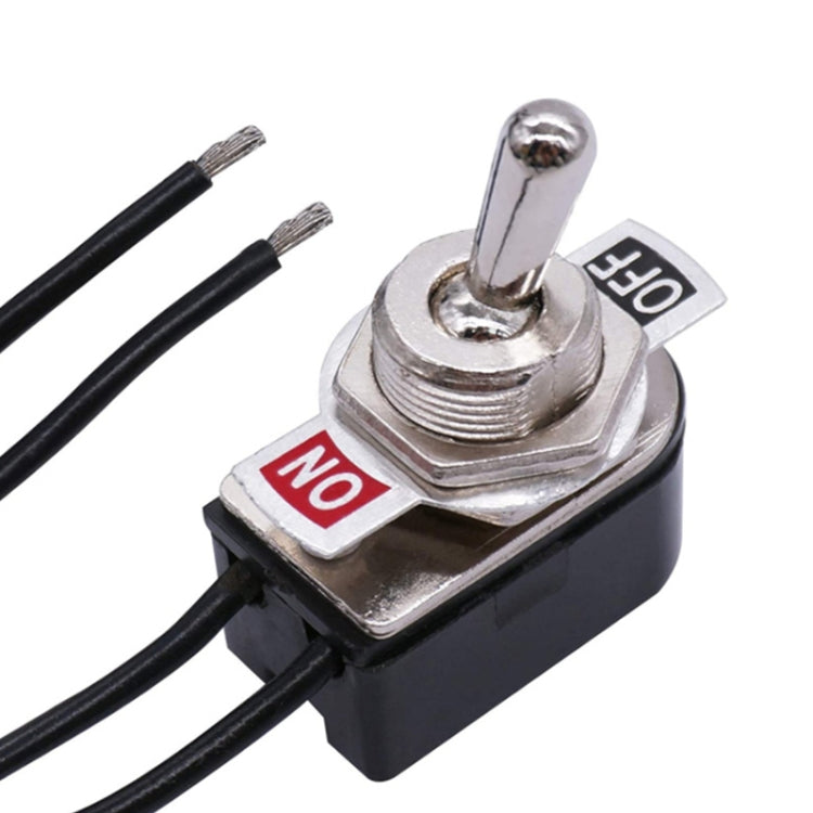 KNS-1 10pcs Mini Toggle Two-position Rocker Switch With Wire