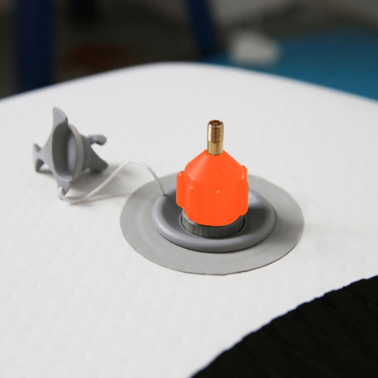 Surfing Paddle Board Adapter Inflatable Air Valve Conversion Air Nozzle(Orange)