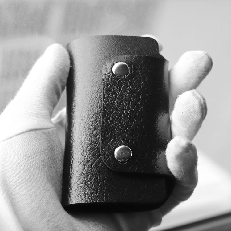 2 PCS Leather Car Key Cover Key Case(Coffee)